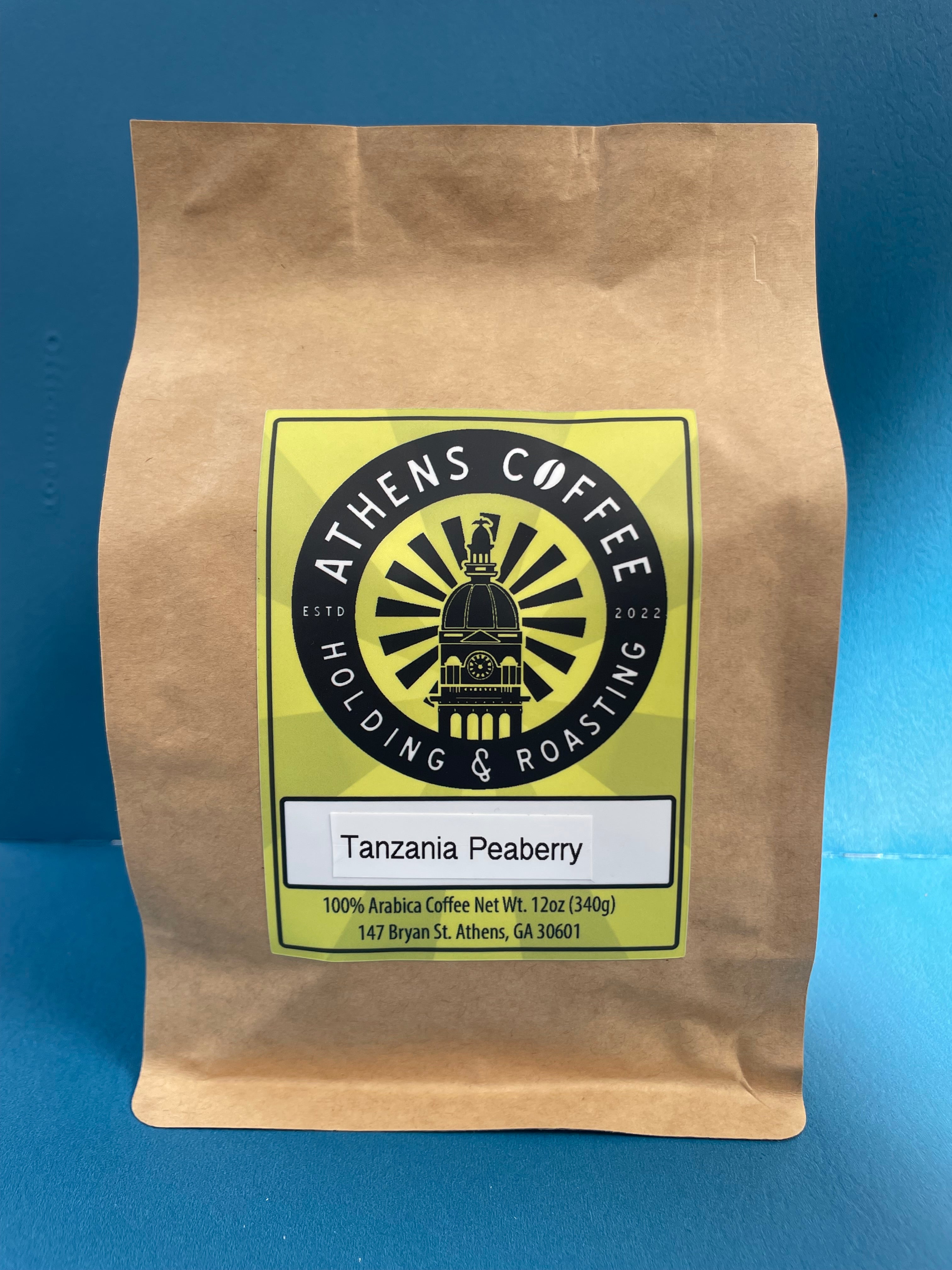 Tanzania Peaberry (12oz) – Athens Coffee Holding